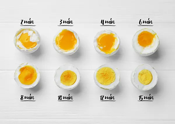 Koktider för ägg